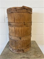 Vintage wood barrel poor condition