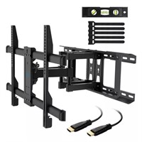 Perlesmith Full Motion TV Wall Mount for Most 37-7