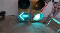 Vintage Traffic Light(works)-30x27x51"