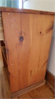 Knotty Pine Side Table-16x14x26"