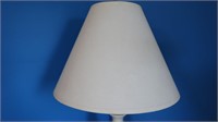 Cream Colored Table Lamp-28"H