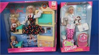 2 NIB 1990's Barbies-Pet Dr, Teacher
