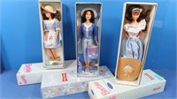 3 1990's/2000 Barbie Little Debbie Collector Dolls