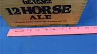 Genesee 12 Horse Ale Cap&Wooden Box