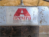 Accura Machine Tool Co. pan/Box Brake, Model #