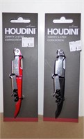2 New Houdini Corkscrews