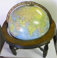Vintage World Globe In Stand USSR