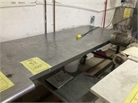 STAINLESS STEEL TABLE - 70''W x 30''D