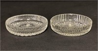 Two Waterford Crystal Lismore Wine Coasters