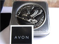 Pocket Watch; NIB; Avon; w/Metal Case; Quartz;