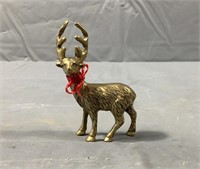 4" Brass Reindeer
