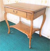 antique oak stand/ desk - VG condition