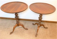 pair- matched claw footed stands- VG cond.