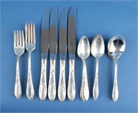 Sterling Silver Flatware 5 Piece Setting for 4