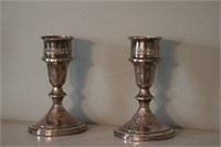 Pair of Towle Sterling Candlesticks