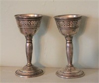Pair of Sterling Goblets