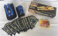 Boy Scout Pinewood Derby Patch and Tool Lot