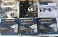 New in Box Security Cameras with Extras