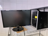 HP COMPUTER SYSTEM WITH MONITOR & KEYBOARD