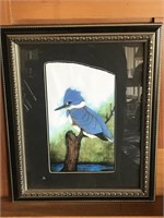 Kingfisher Bird Framed Artwork
