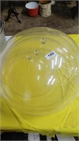 3 assorted sizes plastic cloches