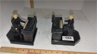 Beethoven cast iron bookends