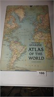 Large National Geographic Atlas of the World book