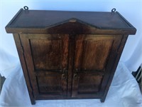 Table Top or Hanging Wood Storage Cabinet