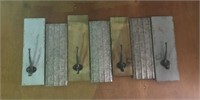 Multi Wood Metal Shabby Wall Hooks