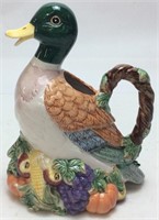 1993 FITZ AND FLOYD DUCK PITCHER