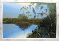 CARNELL SMITH FLORIDA HIGHWAYMEN EVENING PINES