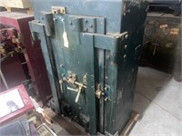 SAFE - DIEBOLD - DOUBLE DOOR - GREEN - 54x35x20