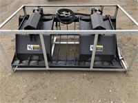 72" Grapple Bucket with Skid Steer Quick Attach