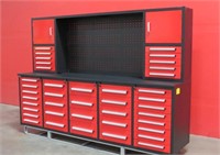 Steelman 10' 40 Drawer Storage Cabinet/Workbench