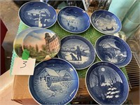 COLLECTOR CHRISTMAS PLATES AND MISC