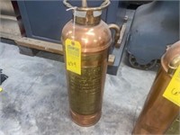 COPPER / BRASS FIRE EXTINGUISHER - ''THE