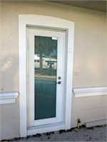 PGT Impact Single Frosted Glass Door