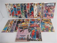 DC Comics Valor #1-23 Comic Books. Complete Set.