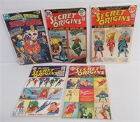 (5) DC Comics Secret Origins Comic Books Includes