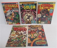 (5) Marvel Strange Tales (1966-1976) Comic Books.