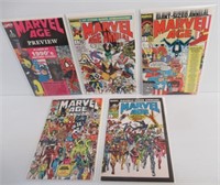 (5) Marvel Age Annuals #1-4 and Marvel Age