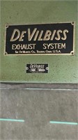 DeVilbiss Spray Booth w/DeVilbiss exhaust system