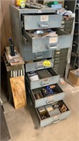 TelKee 8 drawer cabinet w/contents