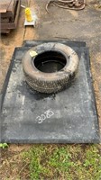 Tire and rubber mats