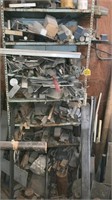 Metal shelf w/All-thread, plastics material, &