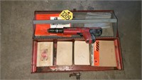 Hilti Powder-Actuated Gun in Toolbox w/loads
