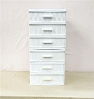 AMH1791- 2 Stackable Storage Bins Drawers Plastic
