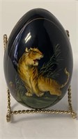 Hand Painted Russian Laquer Egg