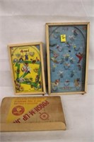 2 Antique Pinball Poosh-m-up Games
