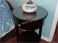 End Table with Candle Holder